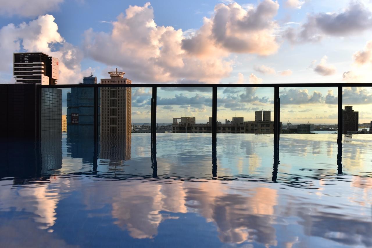 Отель Silks Club Гаосюн Экстерьер фото A computer-generated image of a flooded New York City skyline